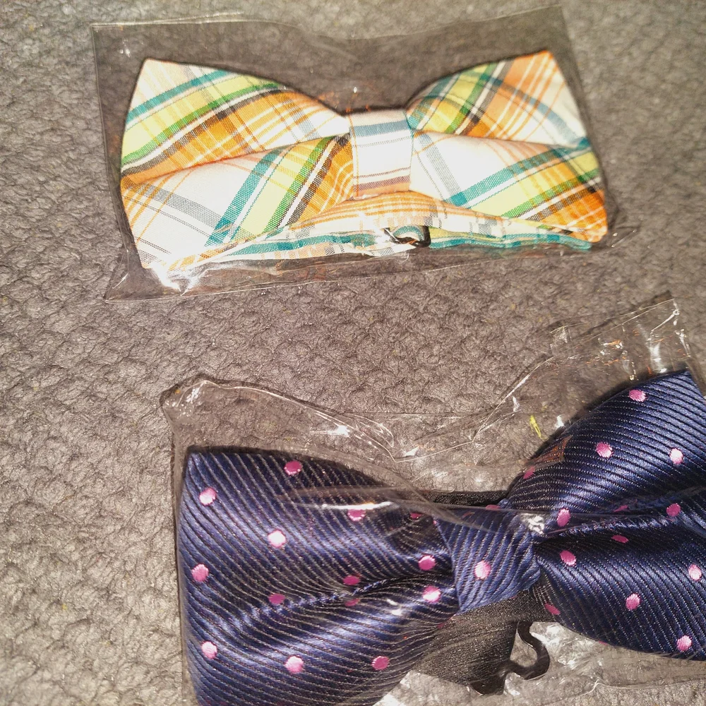 Young Boy Bow Tie - Lot of 5 pieces. Set of Colorful Bow Ties
